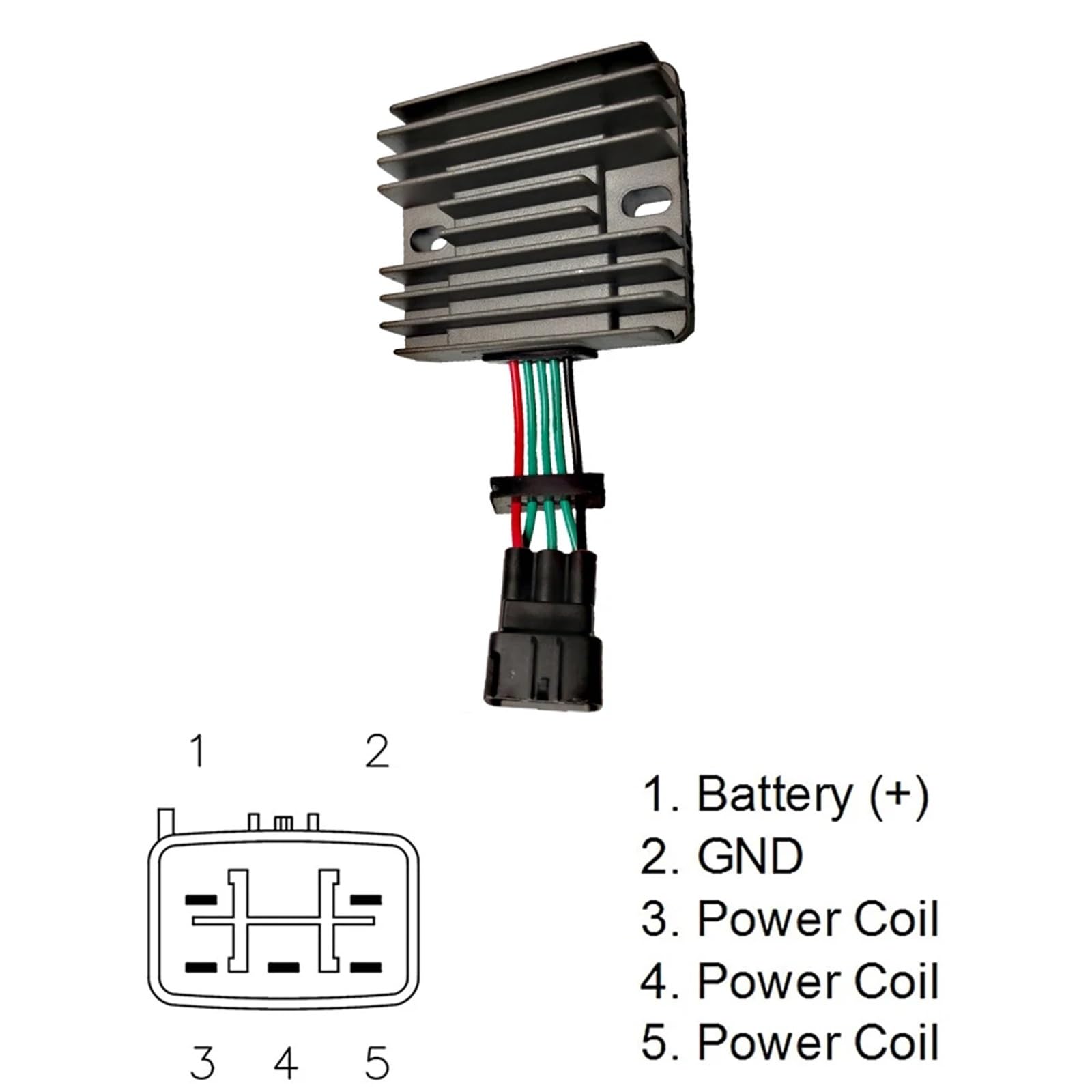 Regulator napięcia motocykla prostownik pasujący do Yamaha 50-70 115 KM 4-suwowy F50 F70 FL115 FT60 68V-81960-10-00 Prostownik napięcia‌