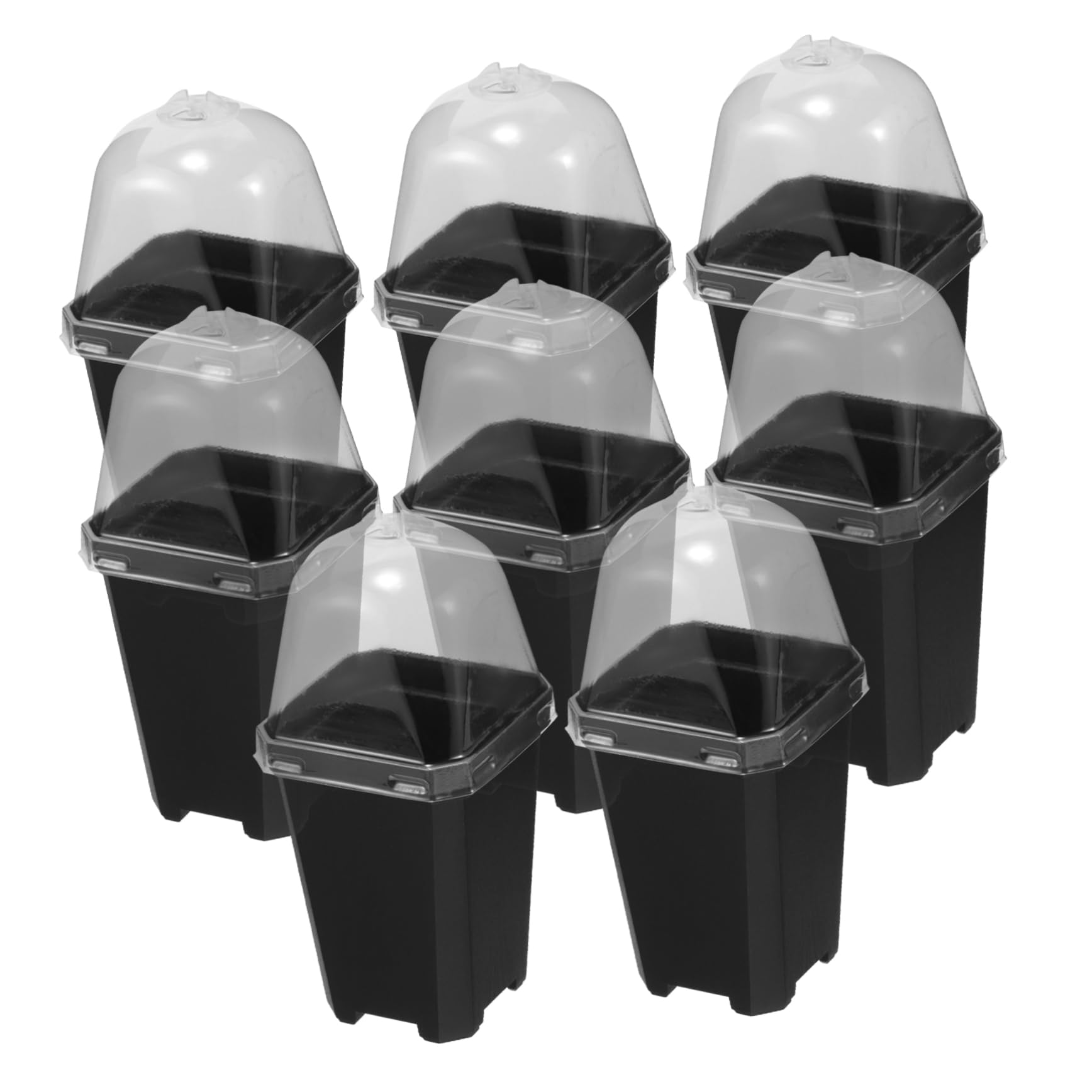 ifundom 3 Set Vasi per Piante Vasi per Semina per Giardinaggio e Decorazione Domestica Design Moderno e Leggero Facili Riutilizzabili