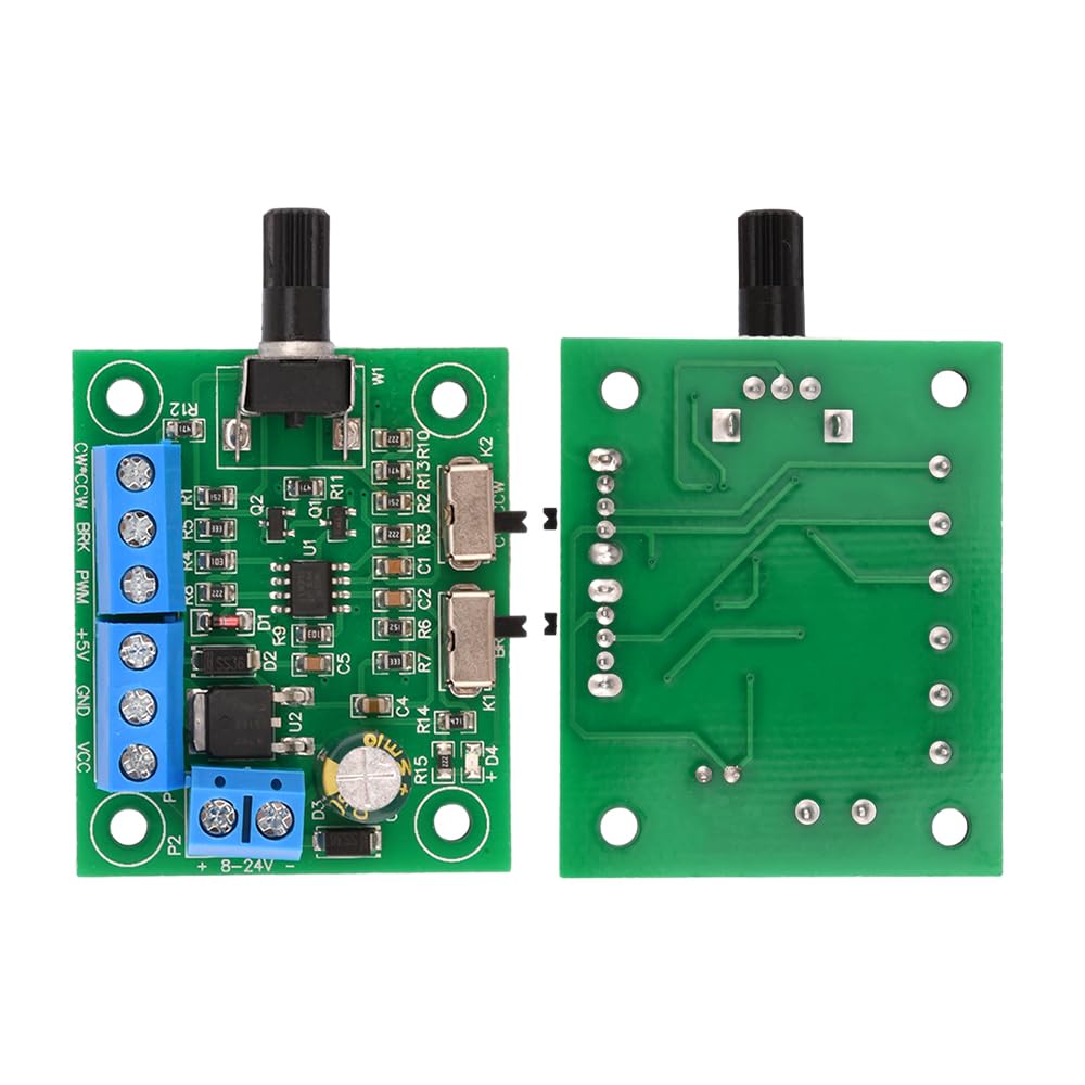 Controlador De Velocidad PWM Para Motores DC 8V-24V - Generador De Señal PWM, Ajuste De Ciclo De Trabajo 0%-100%