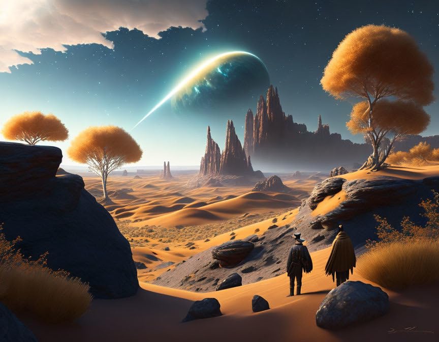 Art mural Barren Planet SERENDIPITP affiche en toile de decoration pour chambre et bureau