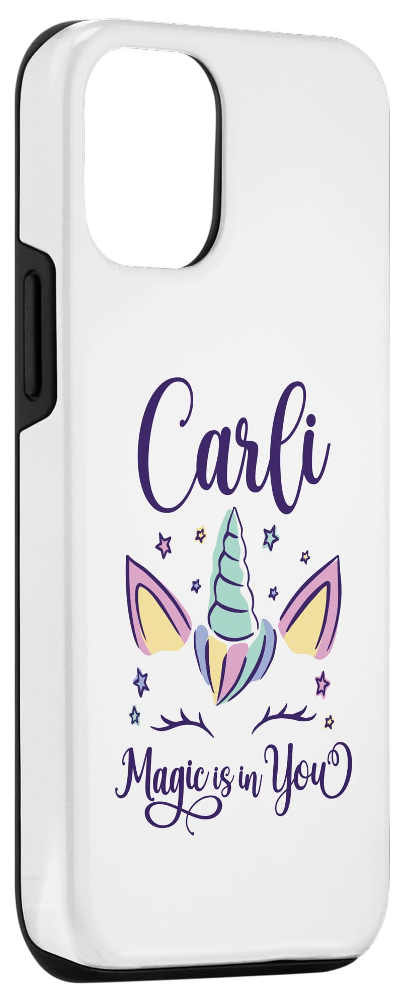 iPhone 15 First Name Carli Personalized I Love Carli Case - Image 3