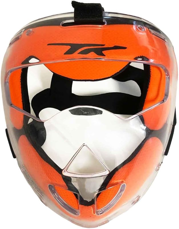 TK Mascarilla de hockey verde lima para adultos de hockey sobre césped