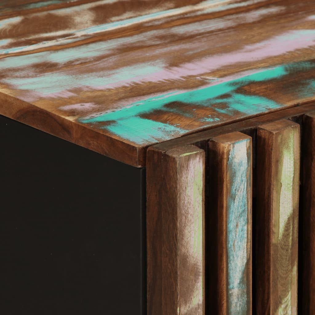 Homgoday Tavolino da caffè 80 x 51 x 40 cm, in legno massello di acacia, tavolino da tè per soggiorno, sala d'accoglienza degli ospiti, ufficio e corridoio