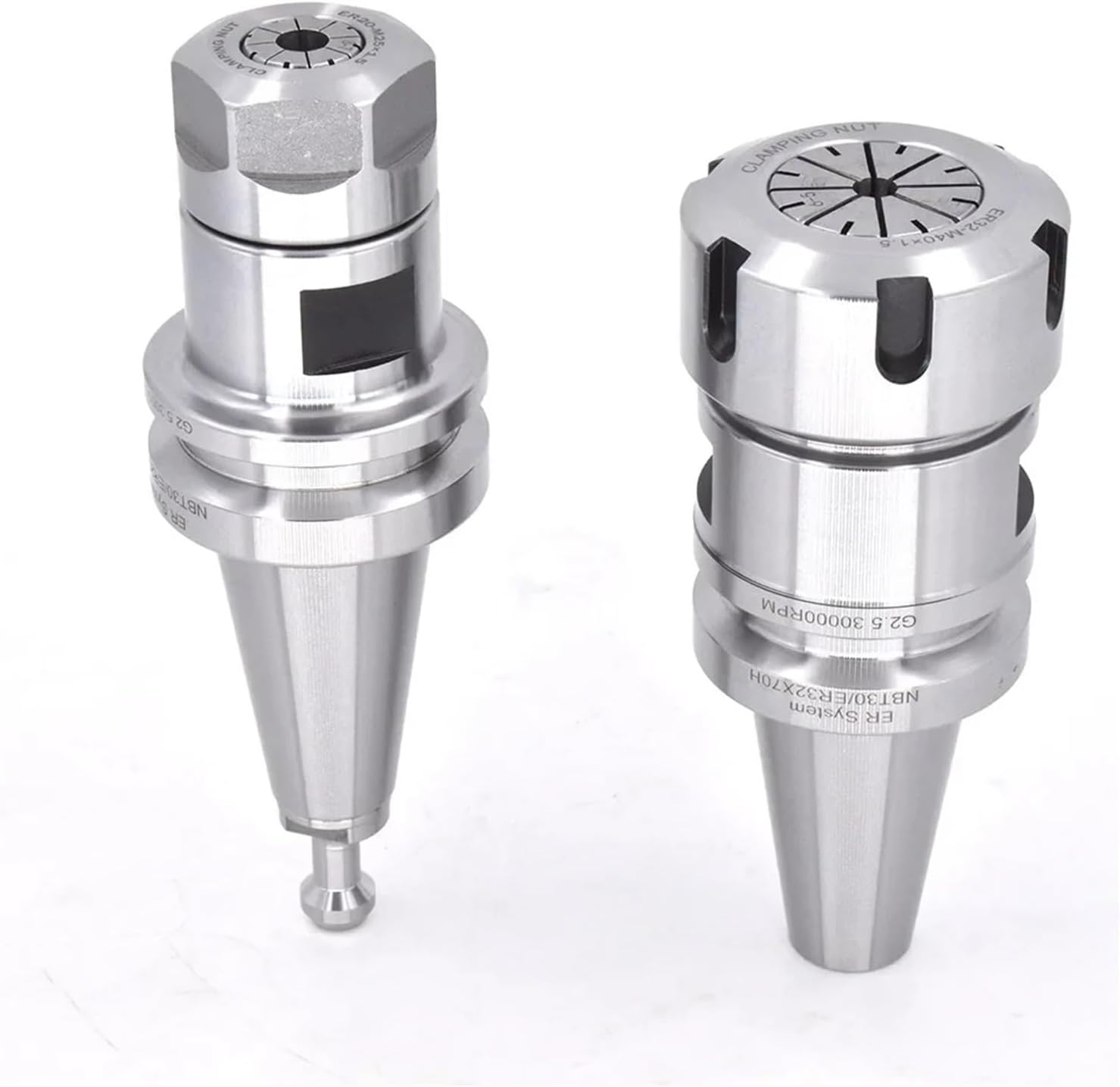 BT30 High Precision NBT30 Spindle Tools ER16 ER20 ER25 ER32 Handle Tool Holder Collet Chuck CNC Machine Part(NBT30-ER25-60L)