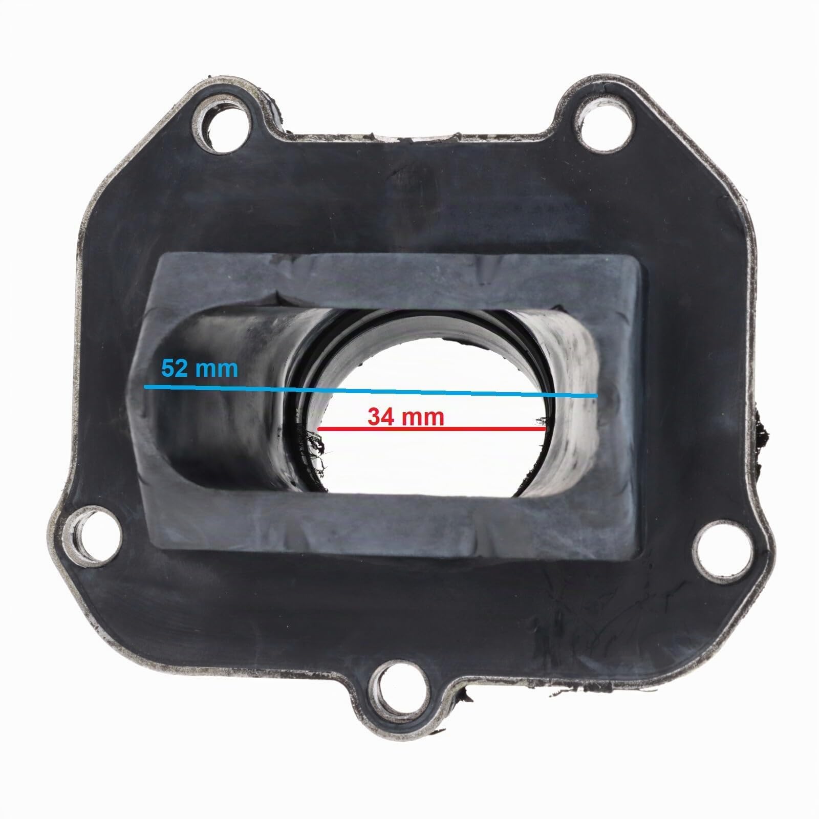 Vergaser Ansaugstutzen Ansauggummi für Aprilia RS 125 RS125 28er Dellorto Vergaser Rotax