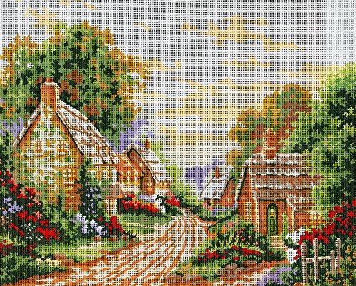 Needlepoint Painted Canvas Tapestry Gobelin - Landscape. 20