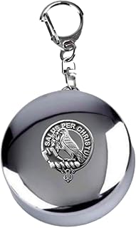 Abernethy Scottish Clan Crest Folding Cup Key Chain (Pewter)