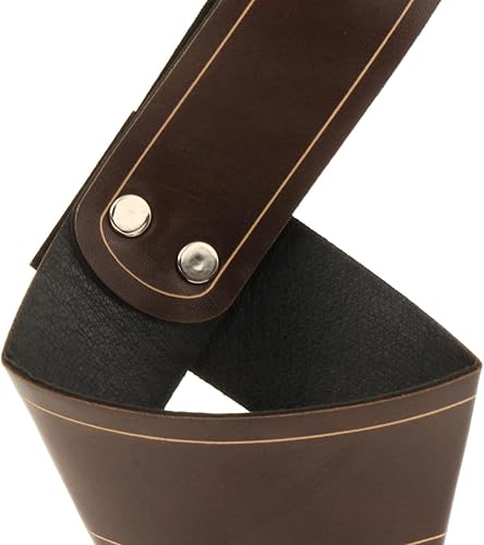 Miniatura 4 de Sword Frog - Funda universal de piel sintética para cosplay de pirata, color marrón