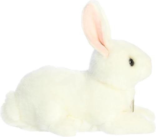 Miniatura 4 de Aurora World Miyoni Peluche de felpa con diseño de conejo, color blanco, 8 pulgadas