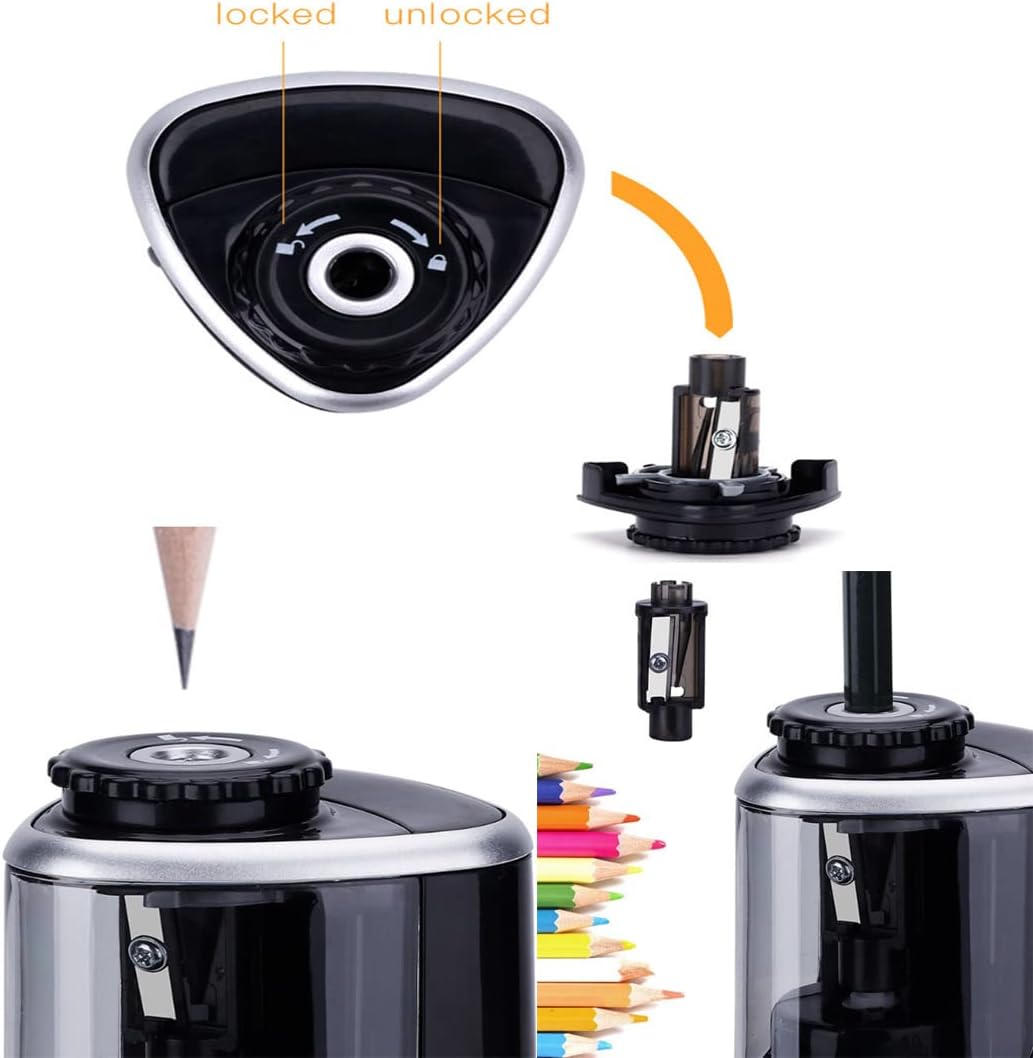 MRKU Automatic Pencil, Manual/Electric Mode, Overheat Protection and Quick Sharpening of Pencil