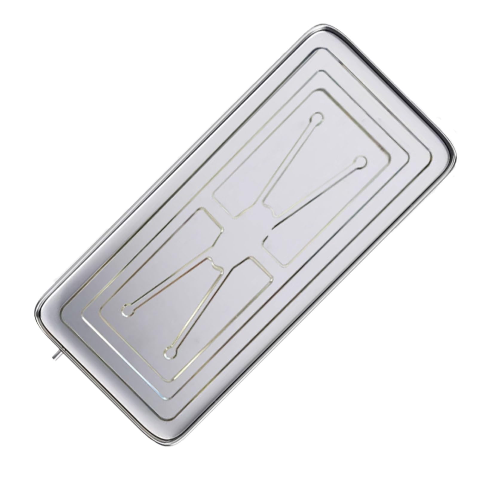 HOFUNTRE Drip Pan with Drain, One Piece Stamped Construction, Easy Drain Hose Connection, Condensate Collection for Window AC, Balcony(85.5x40x3cm/34x16x1in)