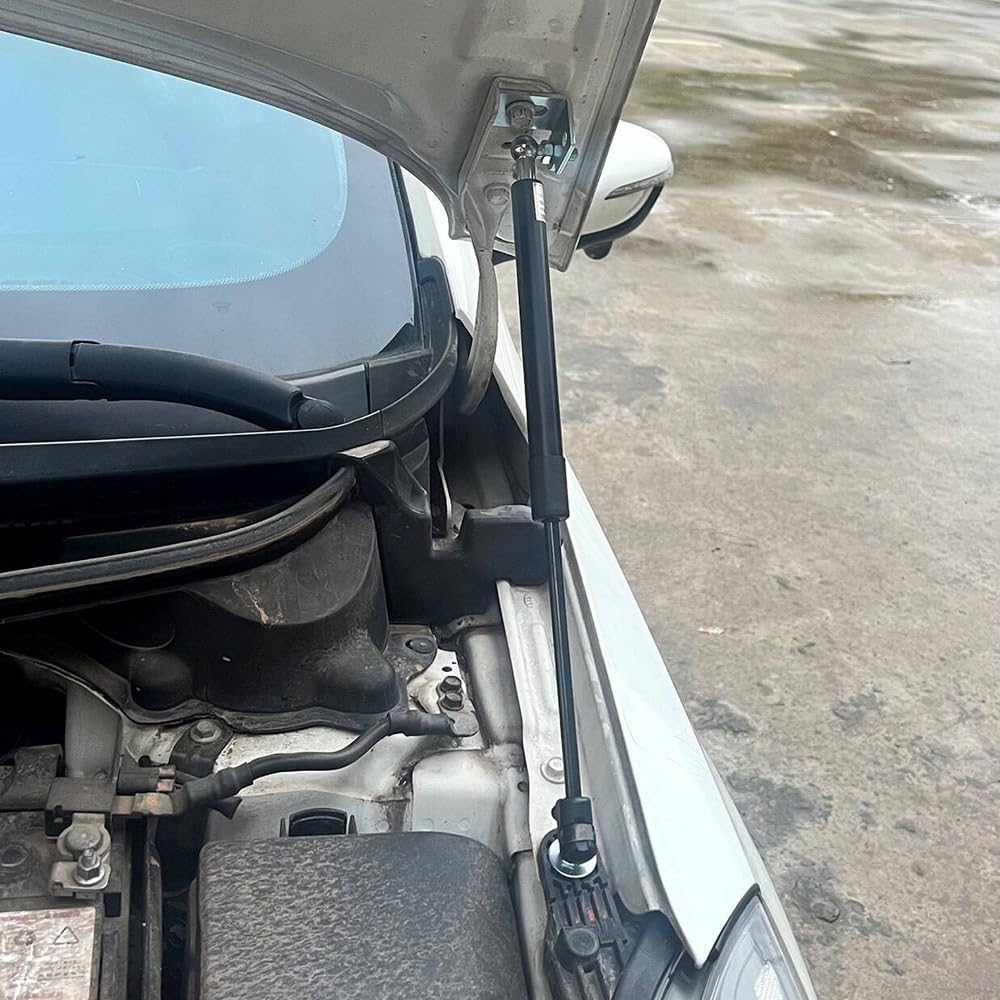 Car-Styling Refit Bonnet Hood Gas Shock Lift Strut Bars Support Rod Accessories Compatible With KIA K3 2014-2018(Carbon blue)