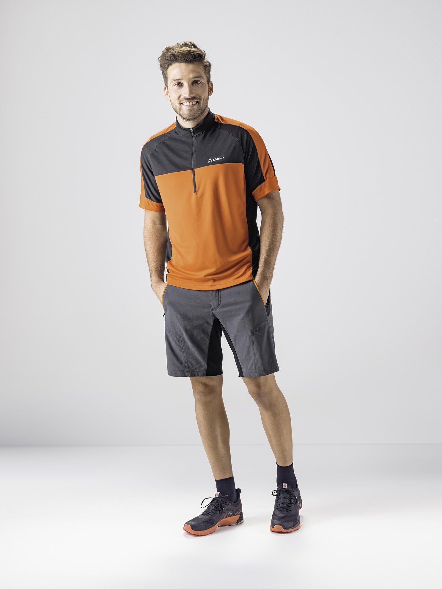 LÖFFLER Bike Shorts Evo Comfort Stretch Light męskie - 23504 - spodenki rowerowe z wkładką