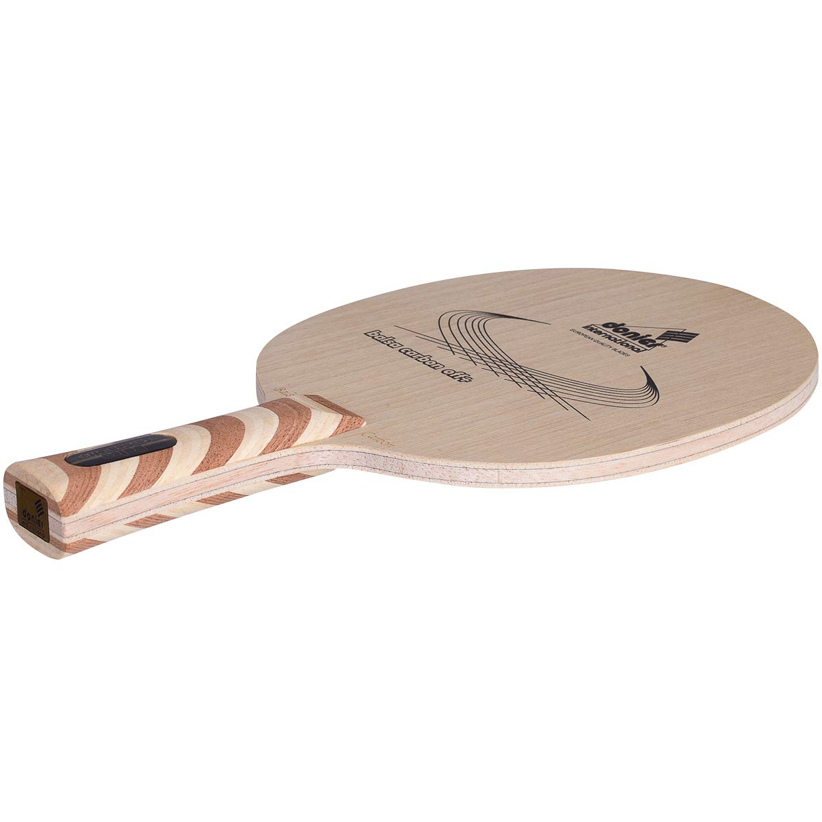 Donier Madera de Ping Pong Balsa Carbon Offensive 7 Capas para Tenis de Mesa Fabricada en Europa