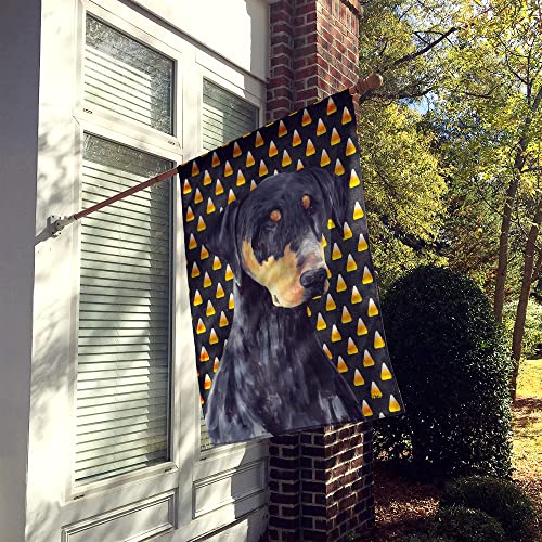 Drapeau Doberman Halloween grand format抗褪色防风装饰挂旗 - 3