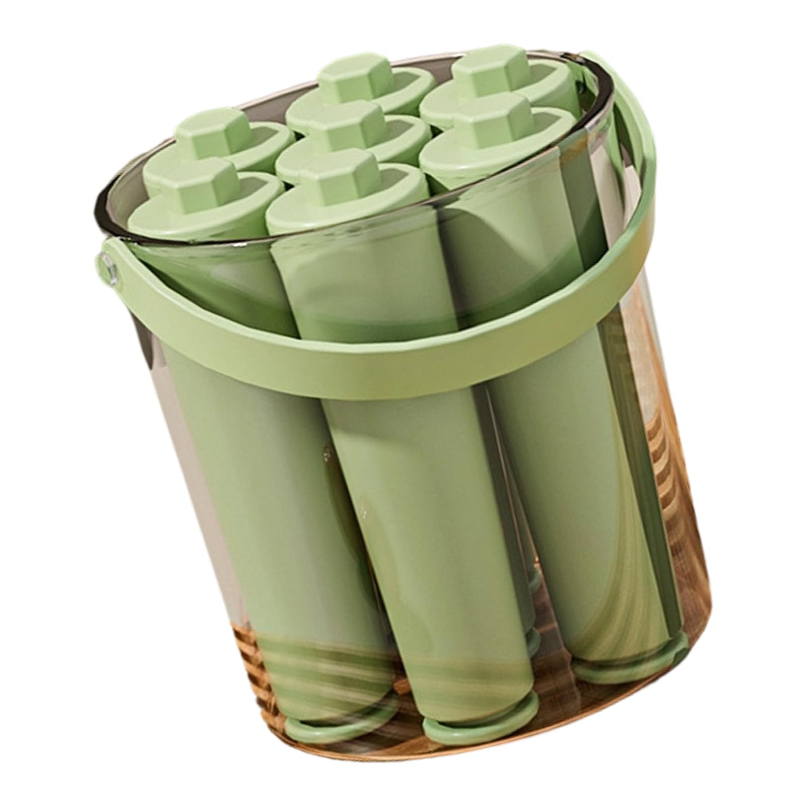 Ice Stick Maker Bucket for Bottle-Friendly Sticks, PET Tube Form Set for Coffee, Tea and Cocktail Drink Service Ice Stick Maker Tube Form Drink Chiller Freezer Bucket Tray Bottle Cocktail Freezer Tray