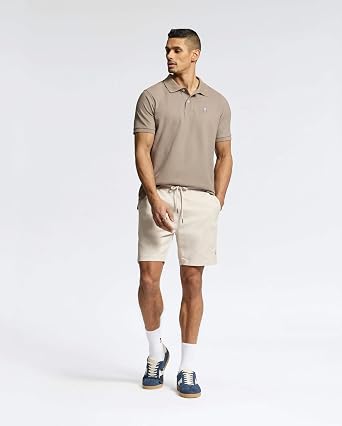 Psycho Bunny Men's Classic Pique Polo Shirt - Antique Taupe
