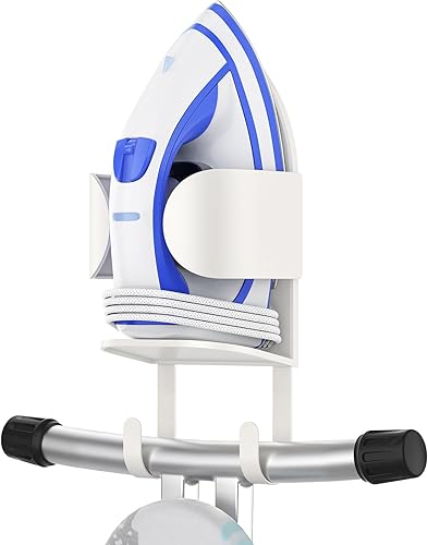 ORLESS Soporte de pared grande de metal para tabla de planchar, colgador para tabla de planchar, soporte para tabla de planchar, soporte para tabla