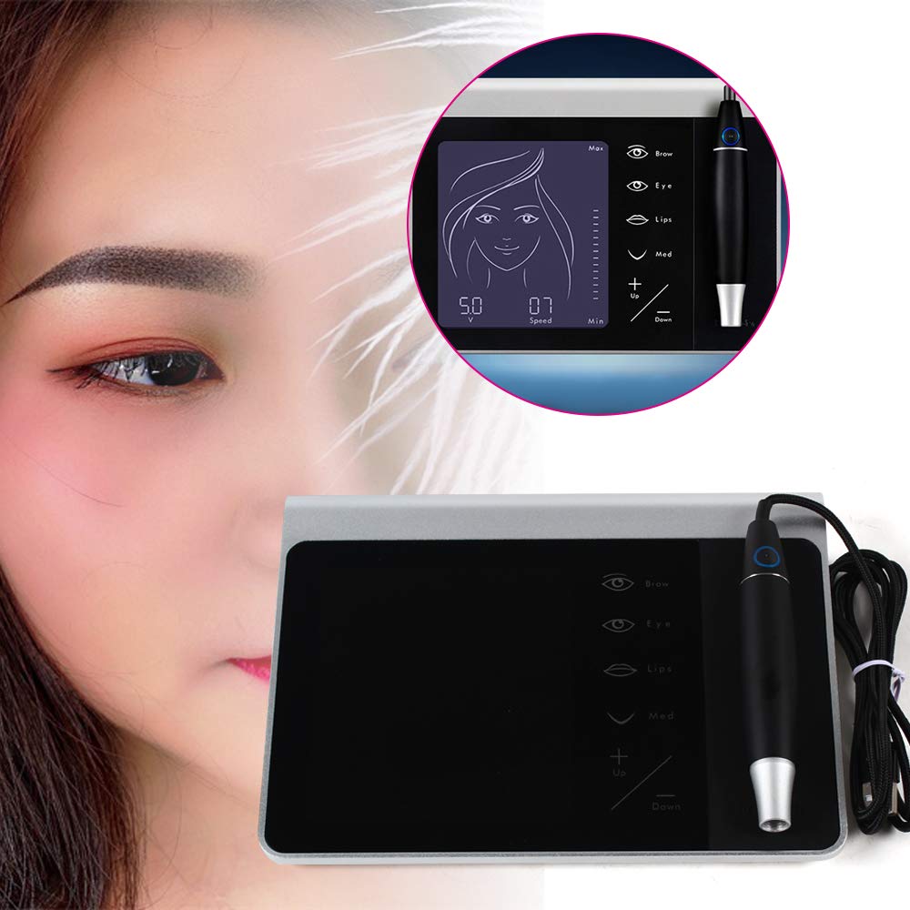 Tattoo Augenbraue Gerät Maschine Digitale Tätowiermaschine Permanent Make Up Gerät mit Tätowierstift für Lippen Augenbrauen
