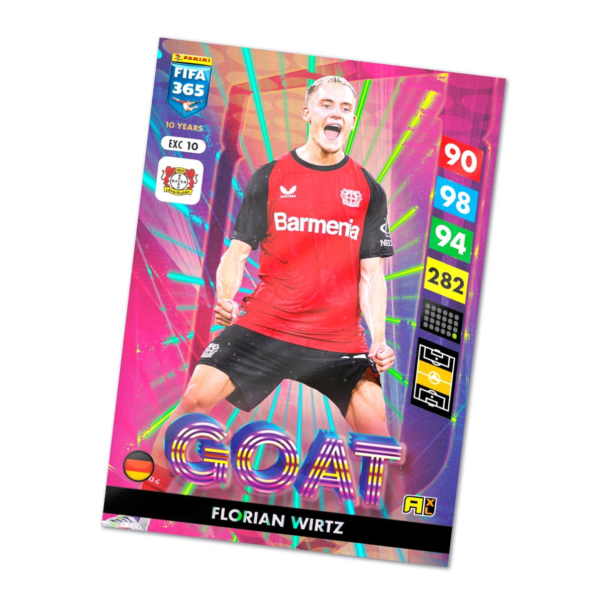 Adrenalyn FIFA 365 2024-2025 Panini 004911box50e - Boîte de 50 enveloppes TC Adrenalyn Fifa 365 2024-2025 - Couleur dorée