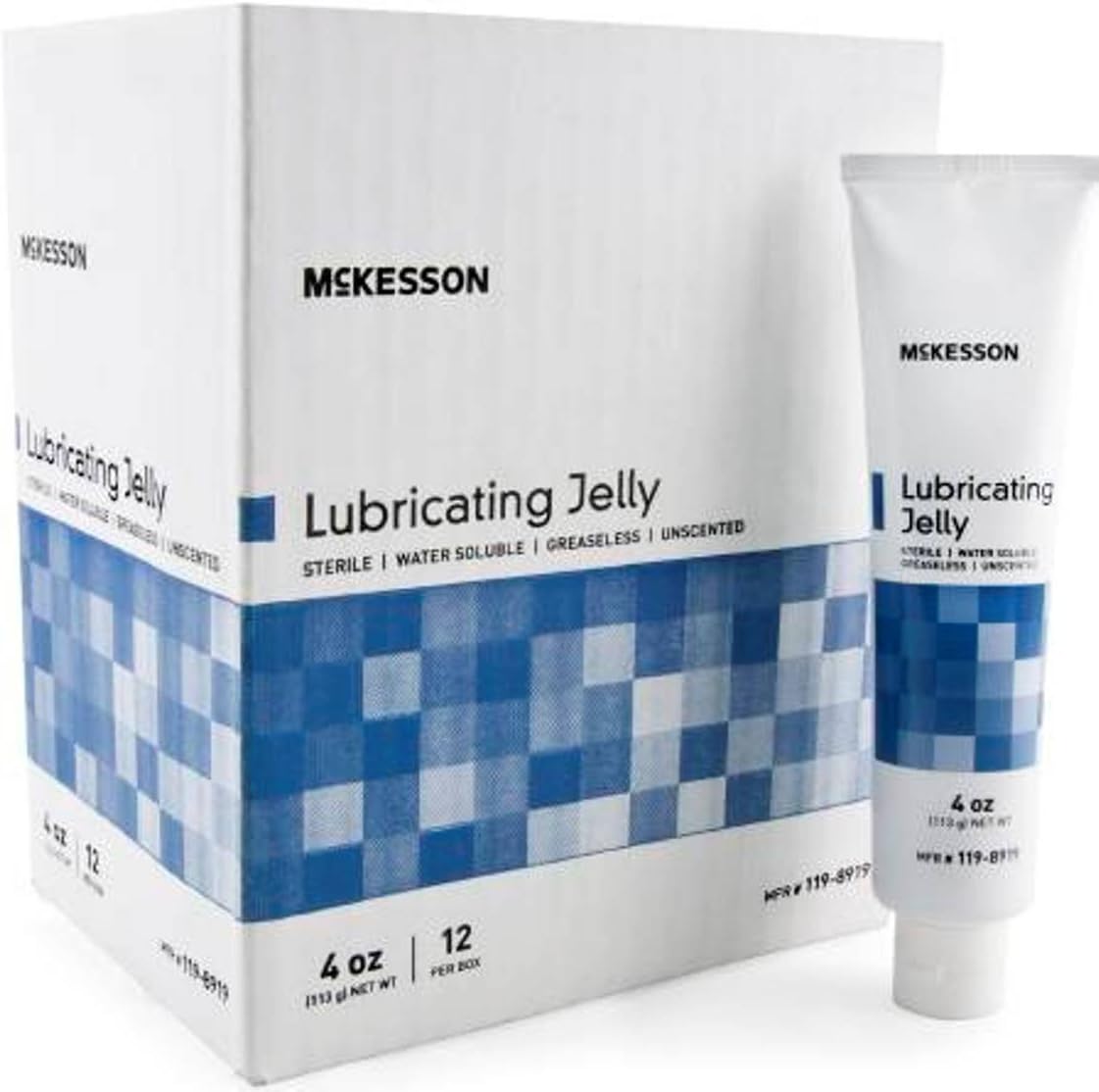 MCK19191406 - Lubricating Jelly McKesson Tube Sterile (Pack of 3)