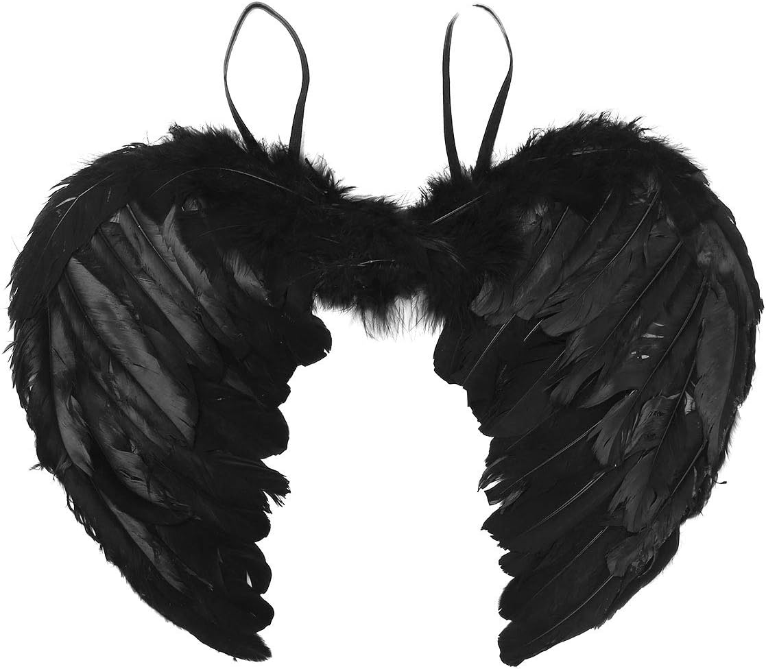 Erstewahls Angel Wings, Dress Up Photo Props for Christmas Halloween Carnival Party Cosplay Costume 55x40cm (21.6x15.7in)