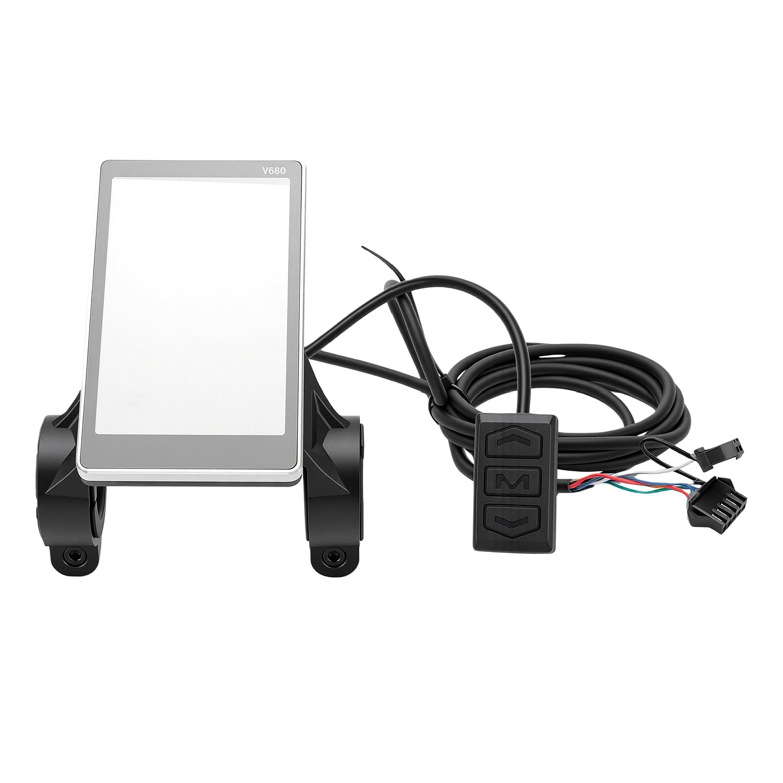 Ebikes Display Misuratore LCD ABS con UART 9600 Schermo per Bici Elettrica Tensione della Batteria Velocità Chilometraggio Display Corrente per Scooteristi Pendolarismo e Sostituzione