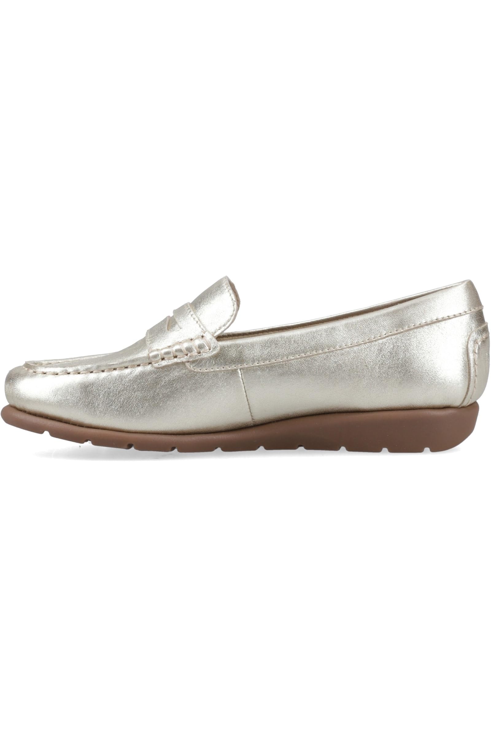 Hush Puppies Women's Gold Shelby Loafer In Size 5