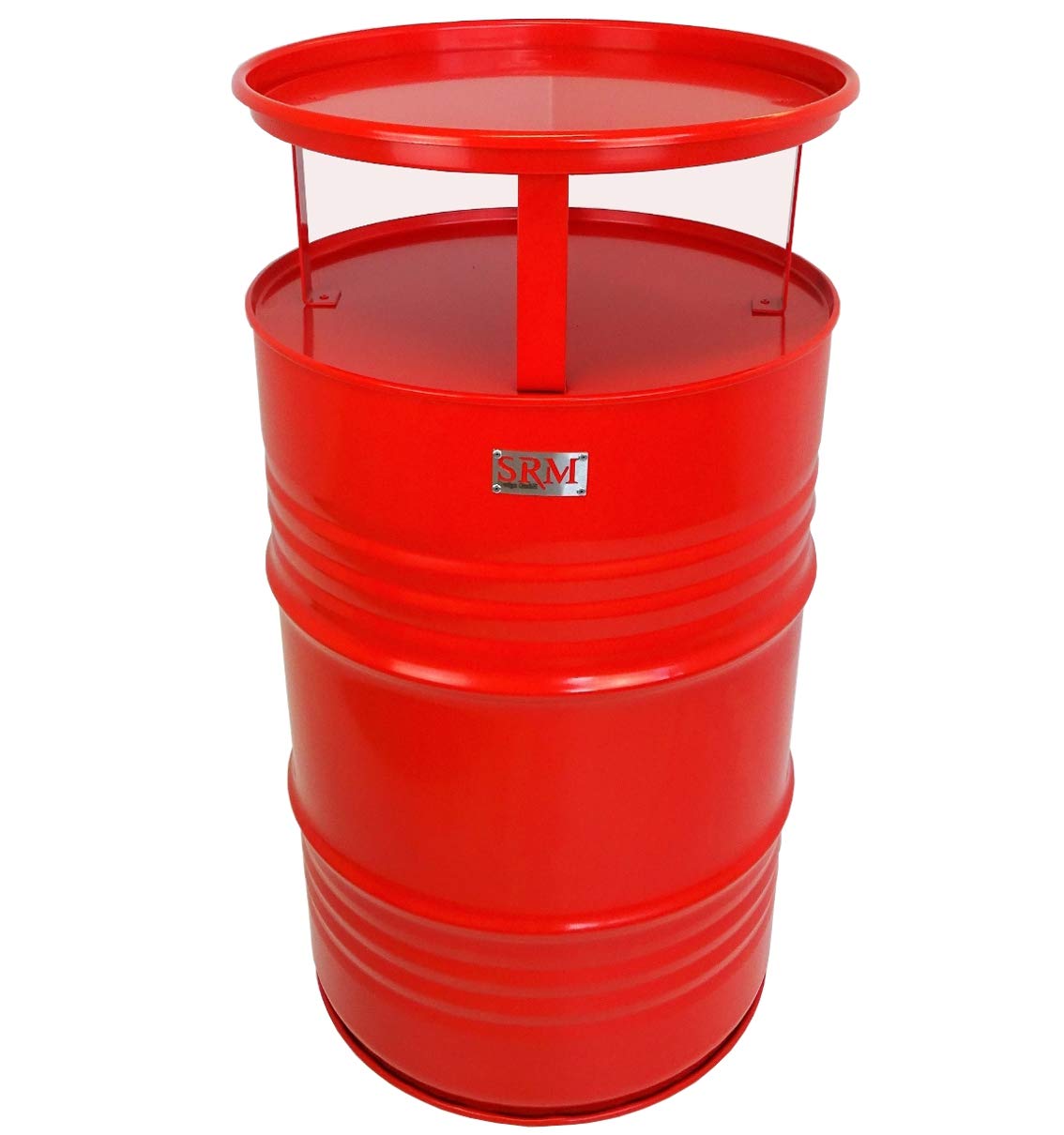 Fassmöbel Stehtisch Bistrotisch Tisch Design Partytisch Rot Ø 57cm Höhe 108cm / Glatter Glanz - Pflegeleichte Oberfläche