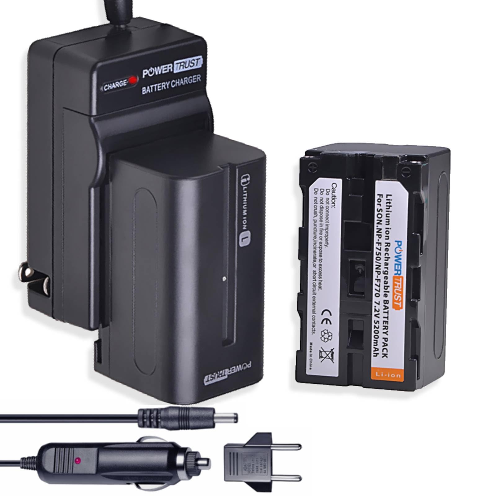 Amazon.com: PowerTrust NP-F750 NP-F770 Battery for Sony F750 F770