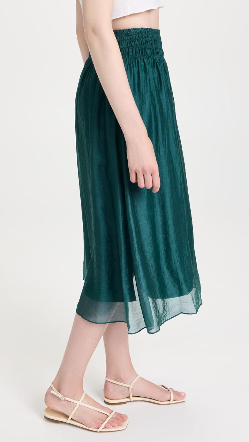 Vince Women's Smocked Waist Gathered Skirt - Image 4