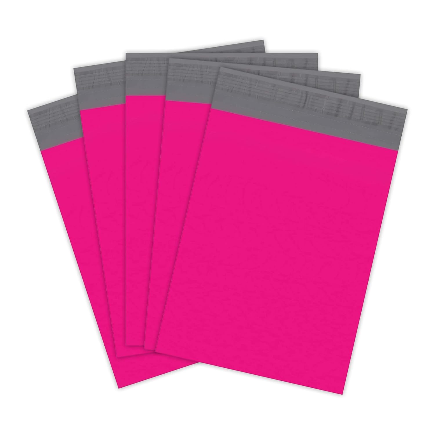 Box USA Pink Shipping Bags Large Heavy Duty 10" x 13" (100-Pack) | Waterproof Bag Poly Mailers for Packing Clothing and Secure Shipping, Packaging & Small Business Mailing