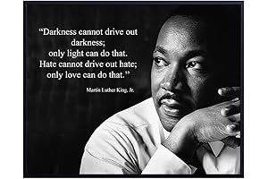Martin Luther King Jr. Civil Rights Movement Motivation Quote Wall Art Print