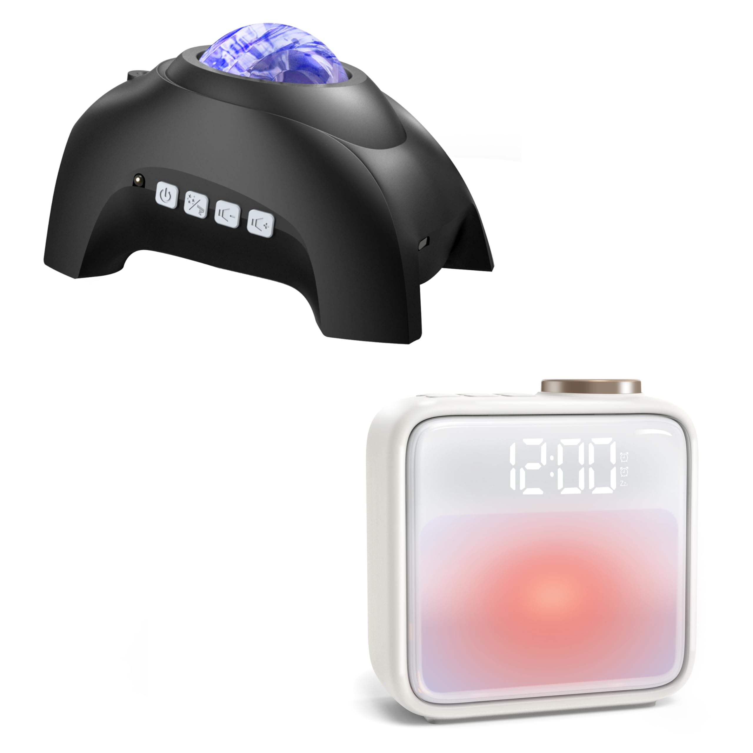 AIRIVO Star Projector Alarm Clock Night Light
