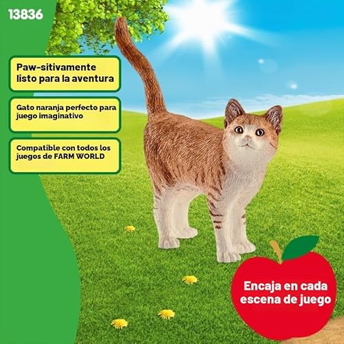 Miniatura 4 de Schleich 13836 Gato Figura, Multicolor