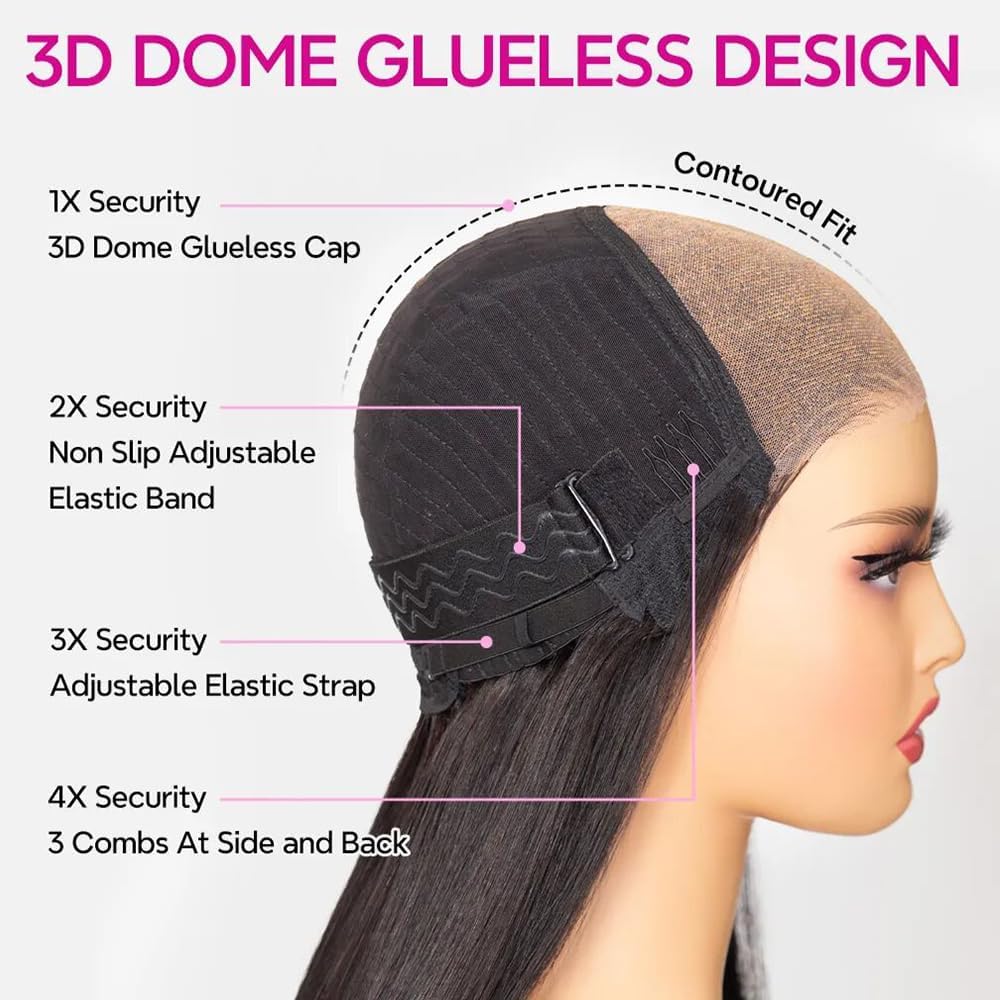 Tinashe Glueless Human Hair Bob Wig with Pre-Plucked Lace