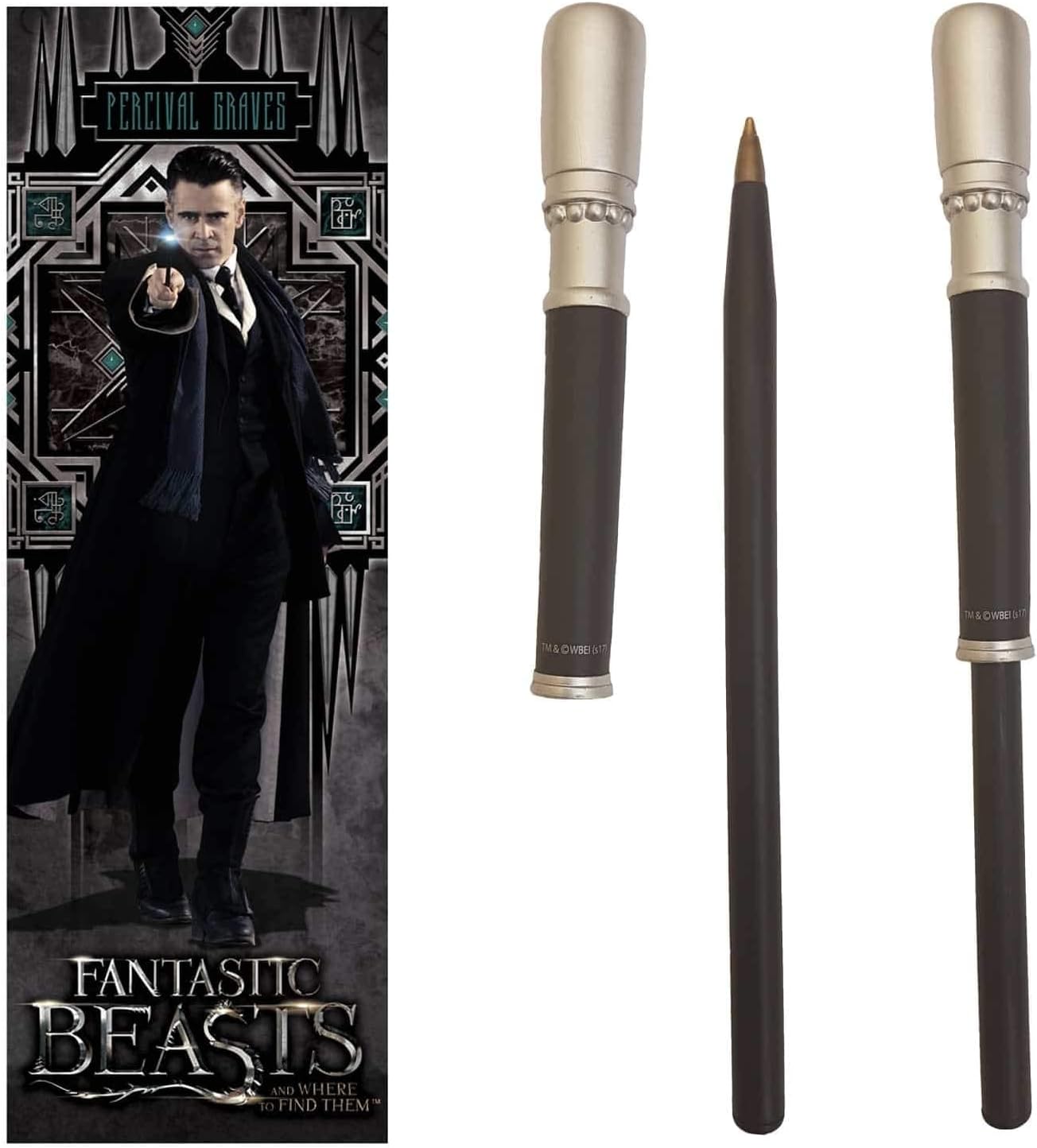 The Noble Collection Percival Graves Wand Pen and Bookmark