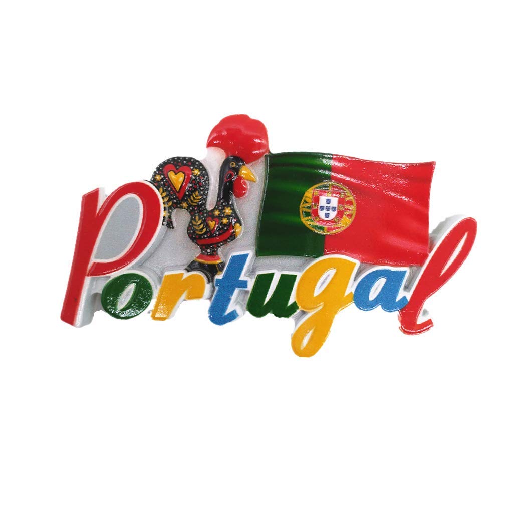 Muyu Magnet Portugal 3D Fridge Magnet Tourist Souvenir Gift Collection Home Kitchen Decoration Magnetic Sticker, Refrigerator Magnet