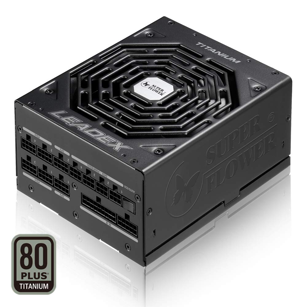Super Flower Leadex Titanium 750W 80+ Titanium, ECO Fanless & Silent Mode, Full Modular Power Supply