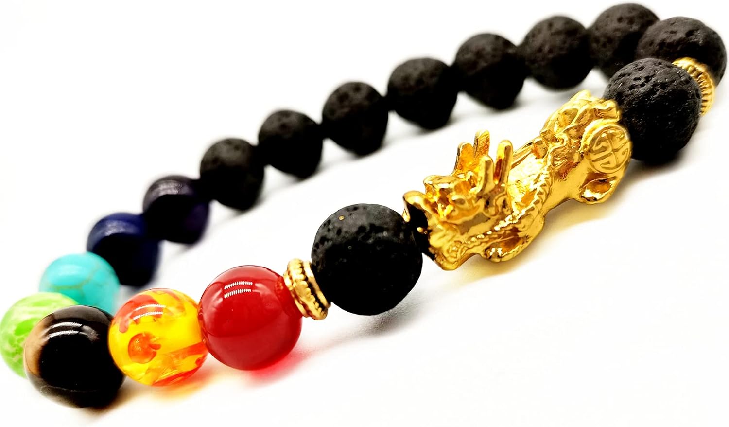 Buy Homelavie Pixiu Feng Shui Bracelets Essential Oil Lava Volcanic Stone Bracelet 7 Chakra Bangle For Women Men Girl Boy Attract Wealth And Good Luck Online In Indonesia B093lkff8j