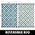 Vaukki Reversible Rug, Plastic Straw Outdoor Mat Fade Resistant Plastic Outdoor Patio Mat, Lightweight Ocean Area Carpet for Patio, RV, Camping, Deck, Backyard and Picnic (Aqua Blue, 4'x6')