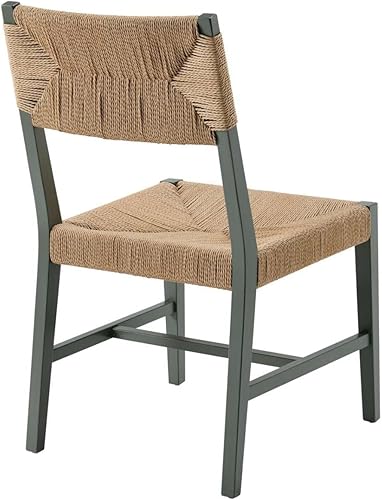 Miniatura 6 de Modway Silla de comedor gris claro y madera natural EEI-5489-LGR-NAT
