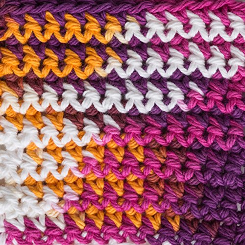 Image of Lily Sugar 'N Cream The Original Ombre Yarn, 2oz, Gauge 4 Medium, 100% Cotton, Batik - Machine Wash & Dry