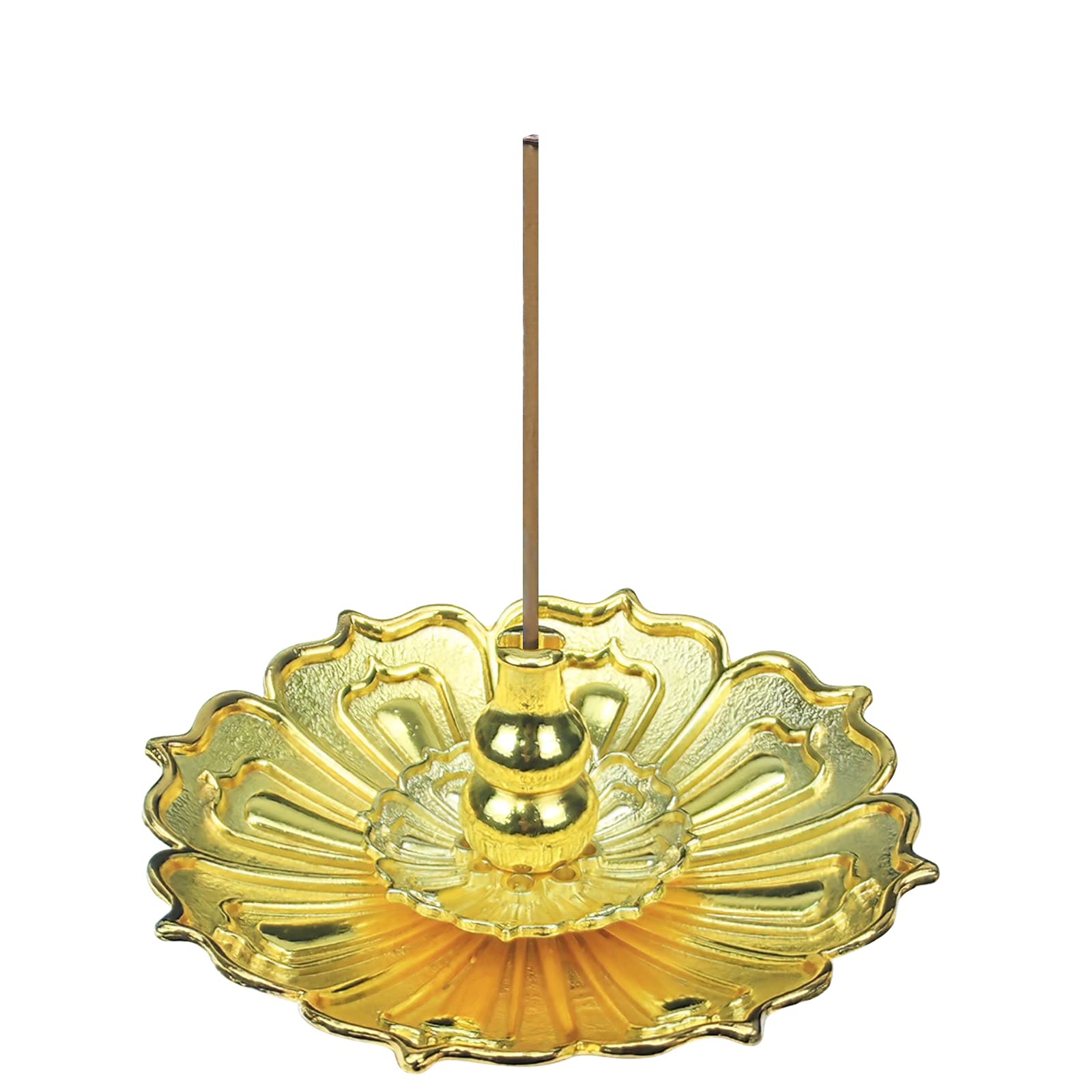 Incense Holder for Incense Sticks and Incense Coils, Enamel and Grinding Craft, Aluminum Alloy 5 Times Plating, Ideal for Indoor Décor