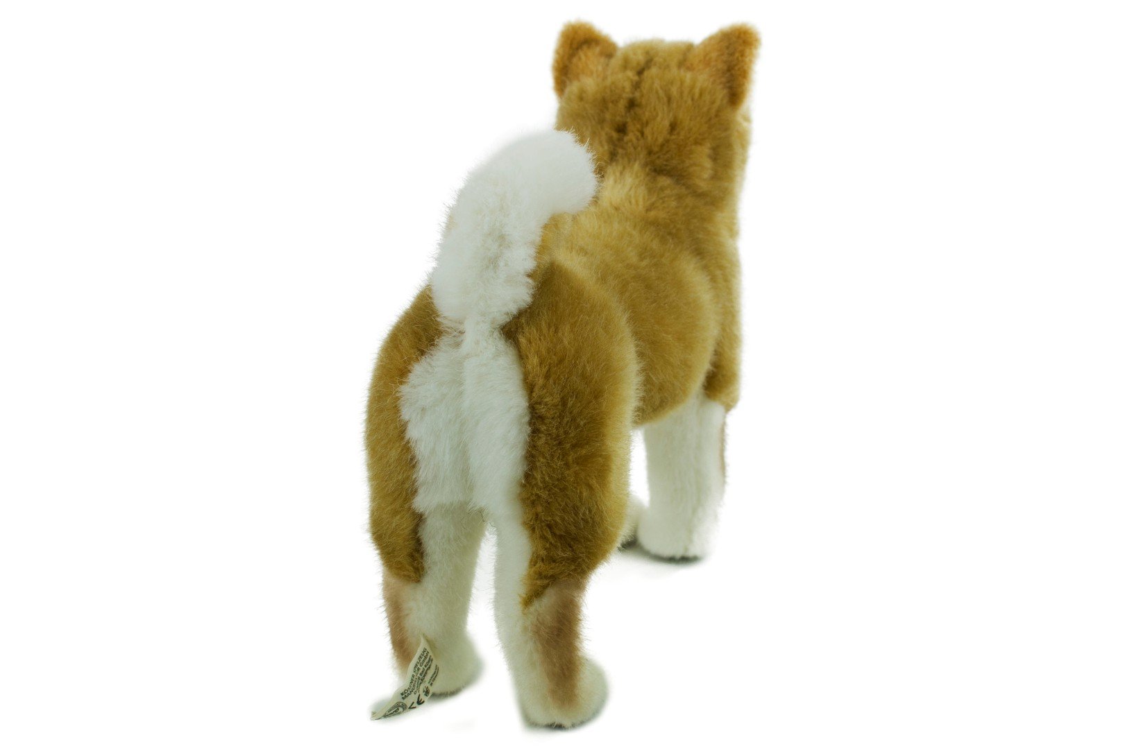 Teddys Rothenburg Kösen, Shiba-Inu, 28 cm, stojący, pomarańczowy/biały, materiałowy shiba-inu, pluszowy pies