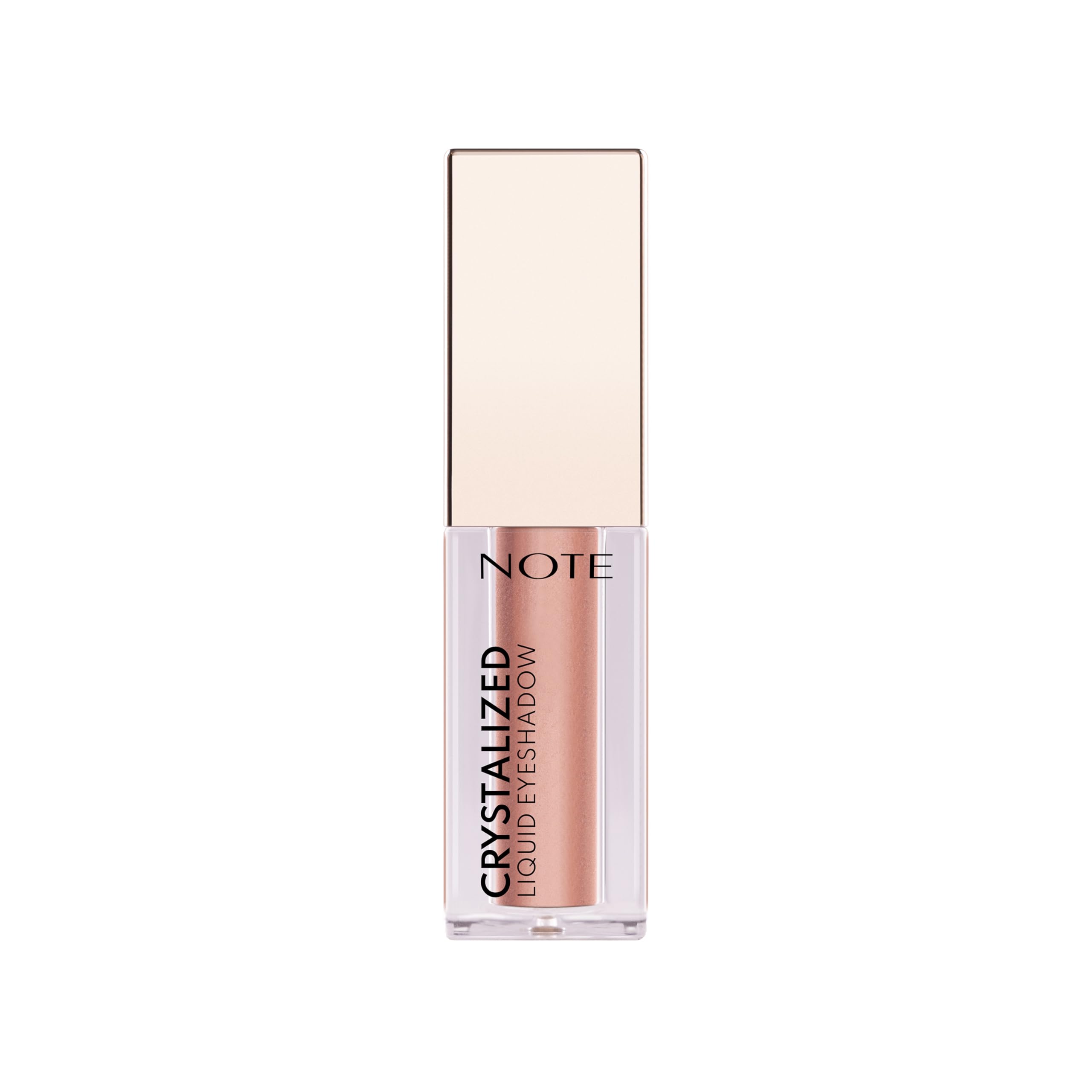 Note Cosmetics Crystalized Liquid Eyeshadow Likit Metalik Göz Farı, 01 Soft Elegance