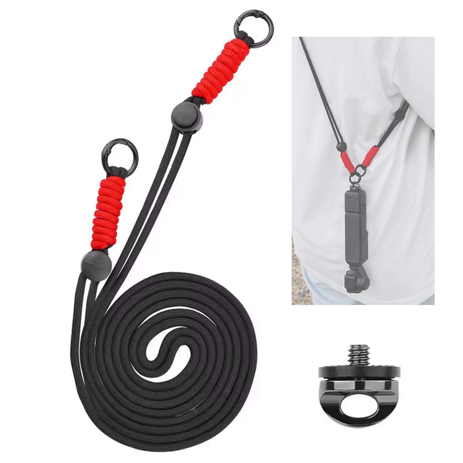 Amazon | Honbobo DJI Osmo Pocket 3用 ストラップ アクションカメラ