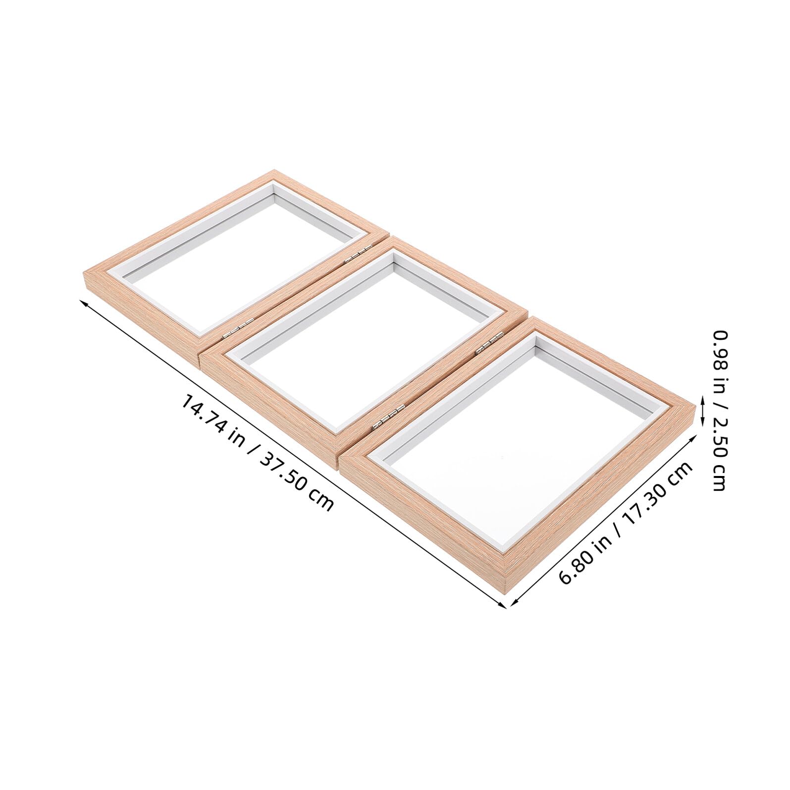 LIFKOME Espejo Montessori Irrompible para Pequeños, Plegable de 3 Caras, Seguro y Compacto para Coordinación Mano-Ojo, Juguete Educativo para Bebés y Guarderías