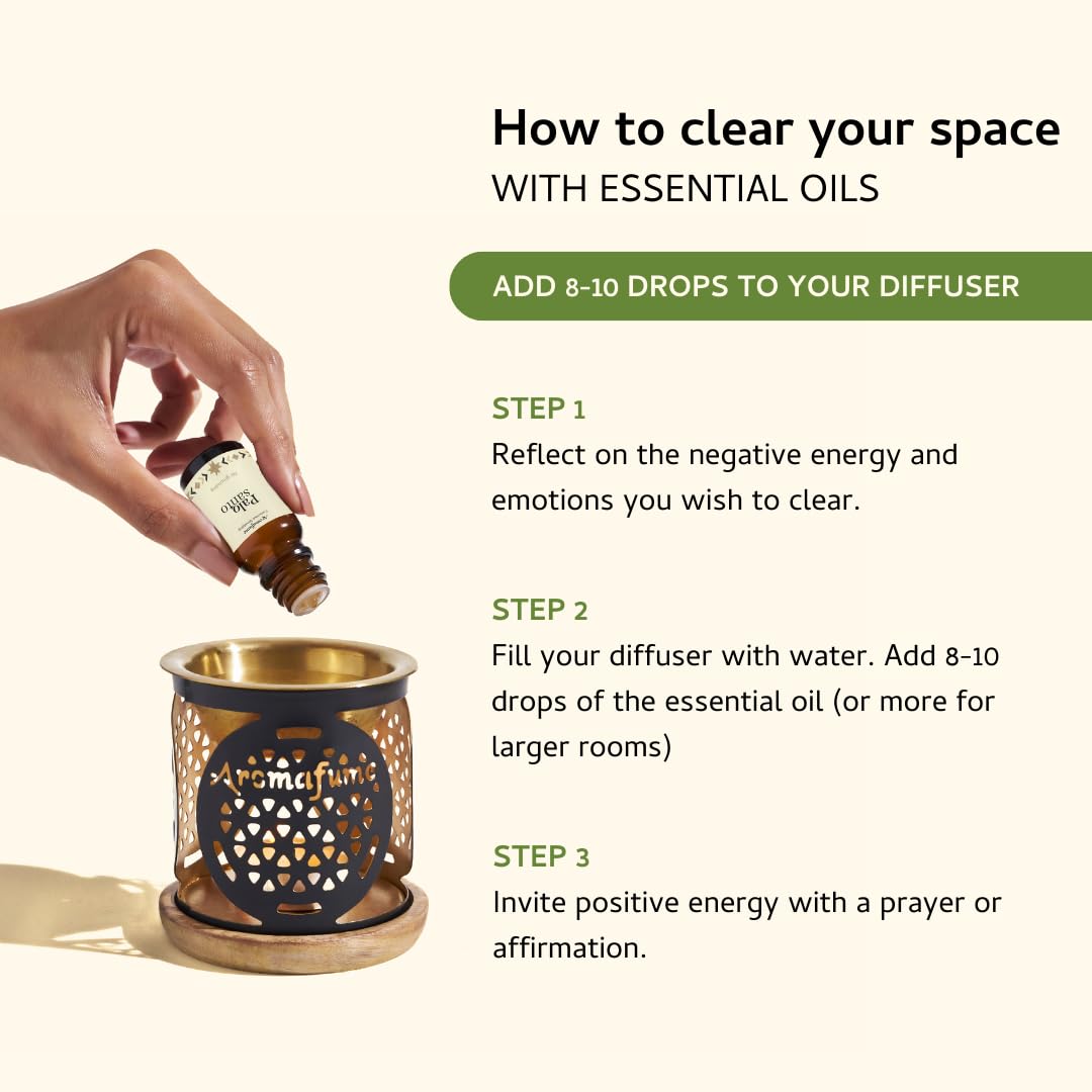 Palo Santo & White Sage Essential Oil Diffuser Blend by Aromafume |1 x10ml 4