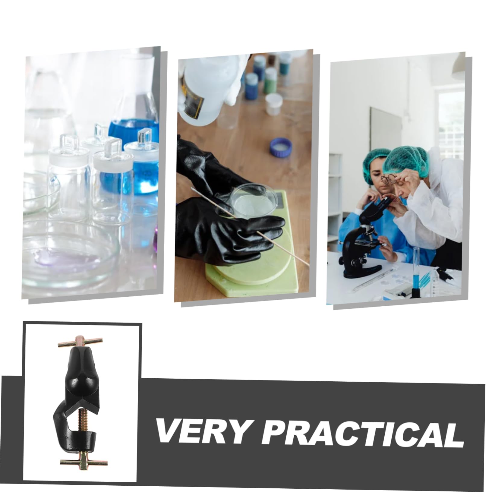OUNONA 5 Set Di Morsetti A Croce Per Impieghi Gravosi Supporti Per Morsetti Da Laboratorio Forniture Da Laboratorio 2 Pezzi*5